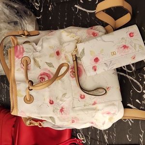 Backpack purse with wallet